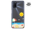 Funda Gel Transparente para Oppo A52 / Oppo A72 diseño Playa Dibujos