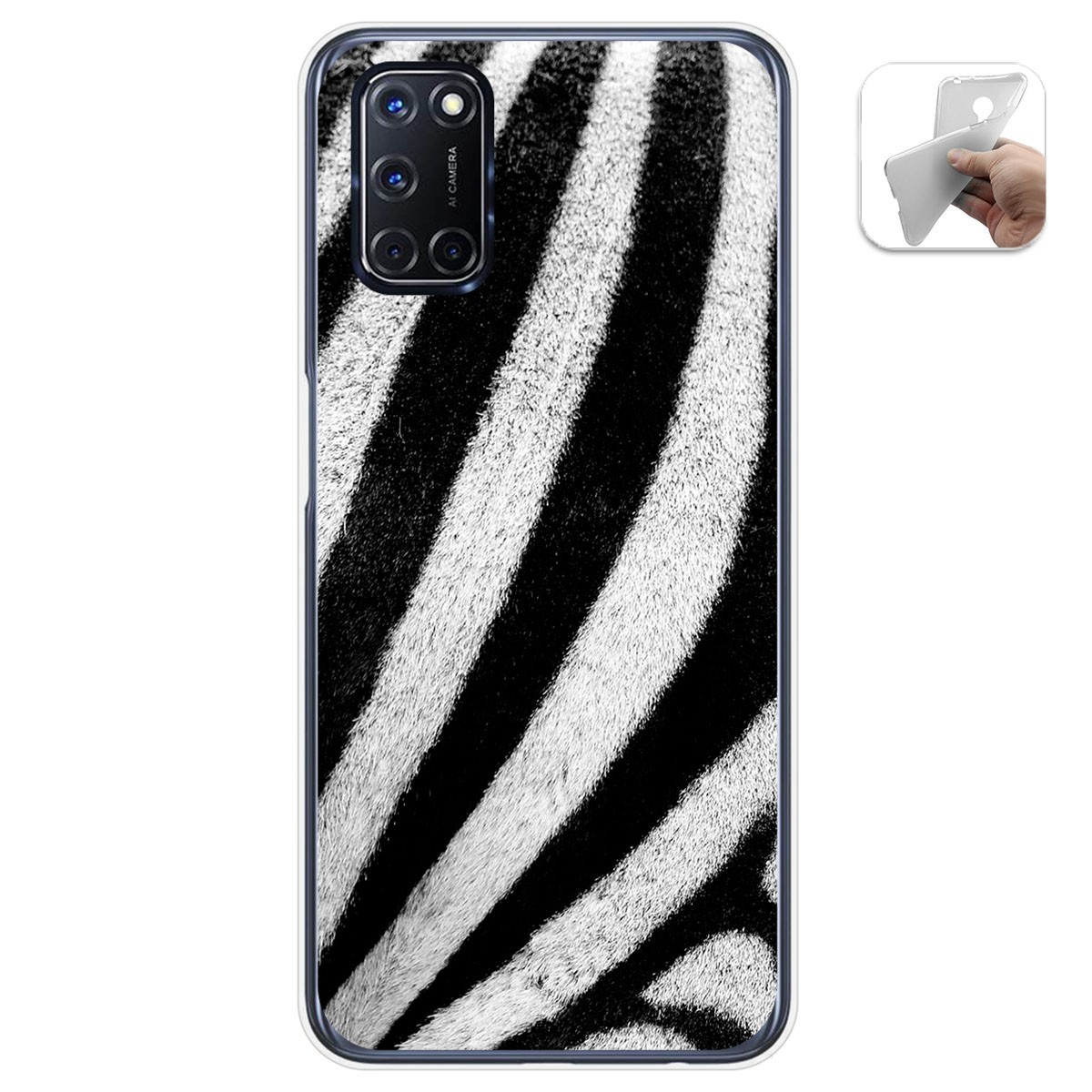 Funda Gel Tpu para Oppo A52 / Oppo A72 diseño Animal 02 Dibujos