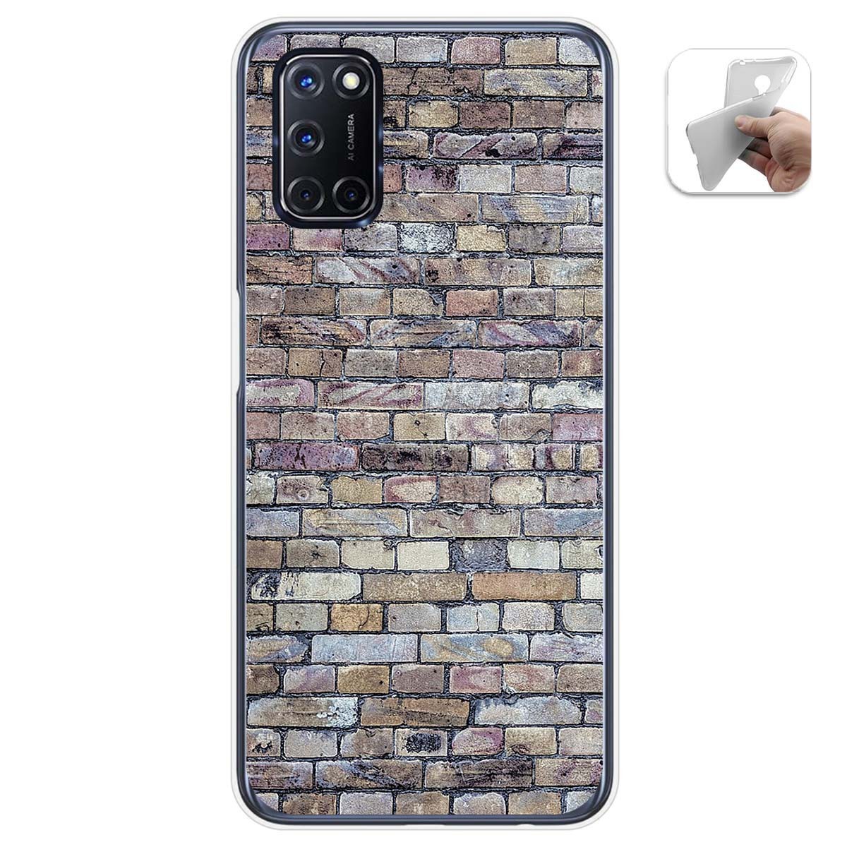 Funda Gel Tpu para Oppo A52 / Oppo A72 diseño Ladrillo 02 Dibujos