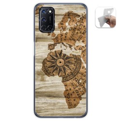 Funda Gel Tpu para Oppo A52 / Oppo A72 diseño Madera 07 Dibujos
