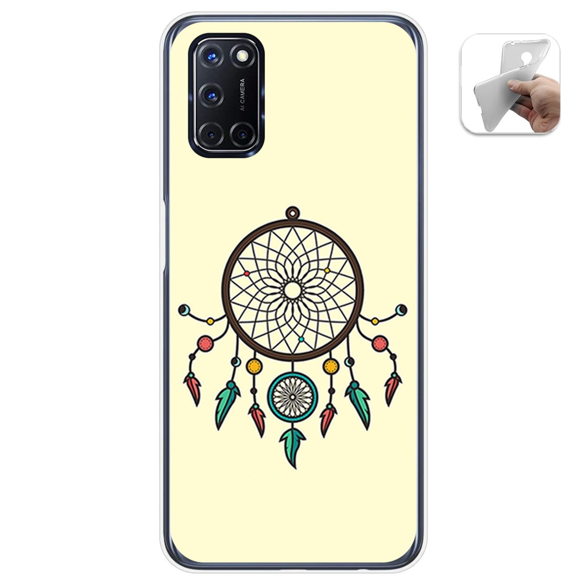 Funda Gel Tpu para Oppo A52 / Oppo A72 diseño Atrapasueños Dibujos