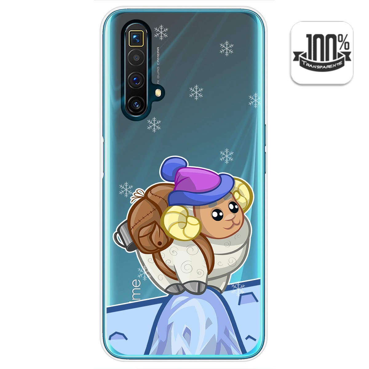 Funda Gel Transparente para Realme X3 SuperZoom / X50 5G diseño Cabra Dibujos