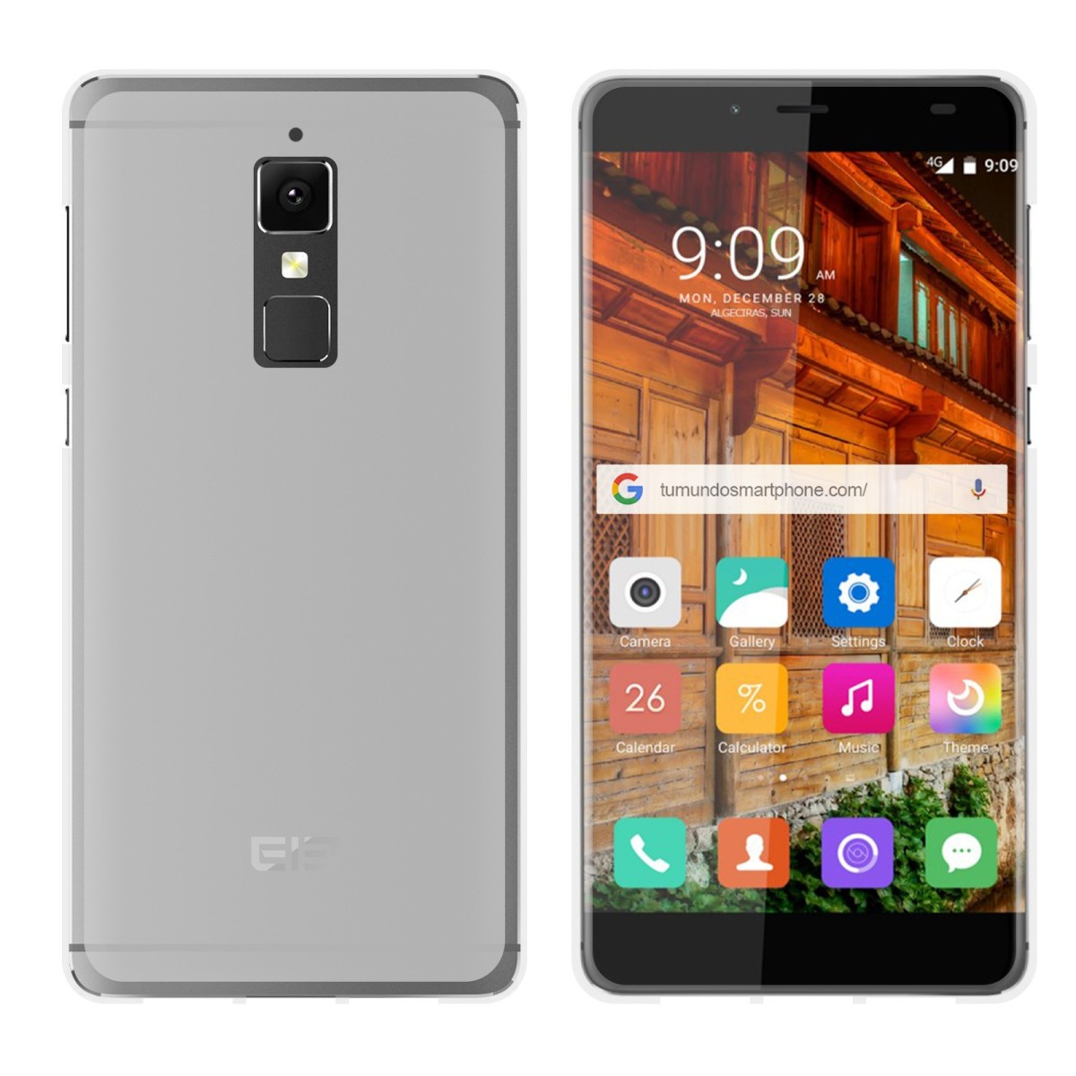 Funda Gel Tpu para Elephone S3 Color Transparente