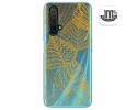 Funda Gel Transparente para Realme X3 SuperZoom / X50 5G diseño Hojas Dibujos