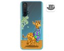 Funda Gel Transparente para Realme X3 SuperZoom / X50 5G diseño Jirafa Dibujos