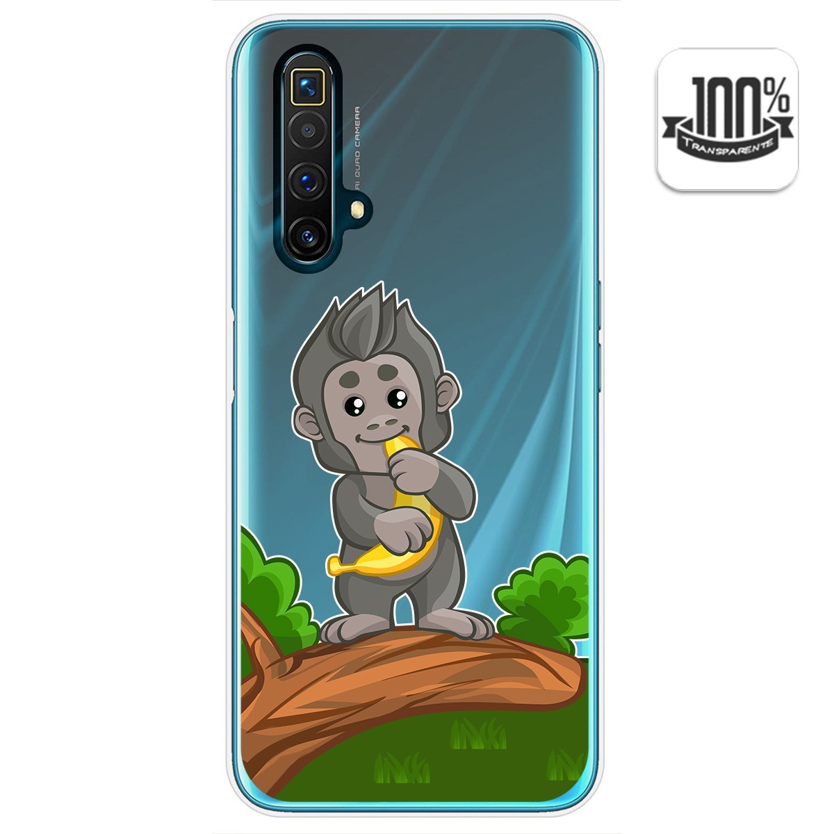 Funda Gel Transparente para Realme X3 SuperZoom / X50 5G diseño Mono Dibujos