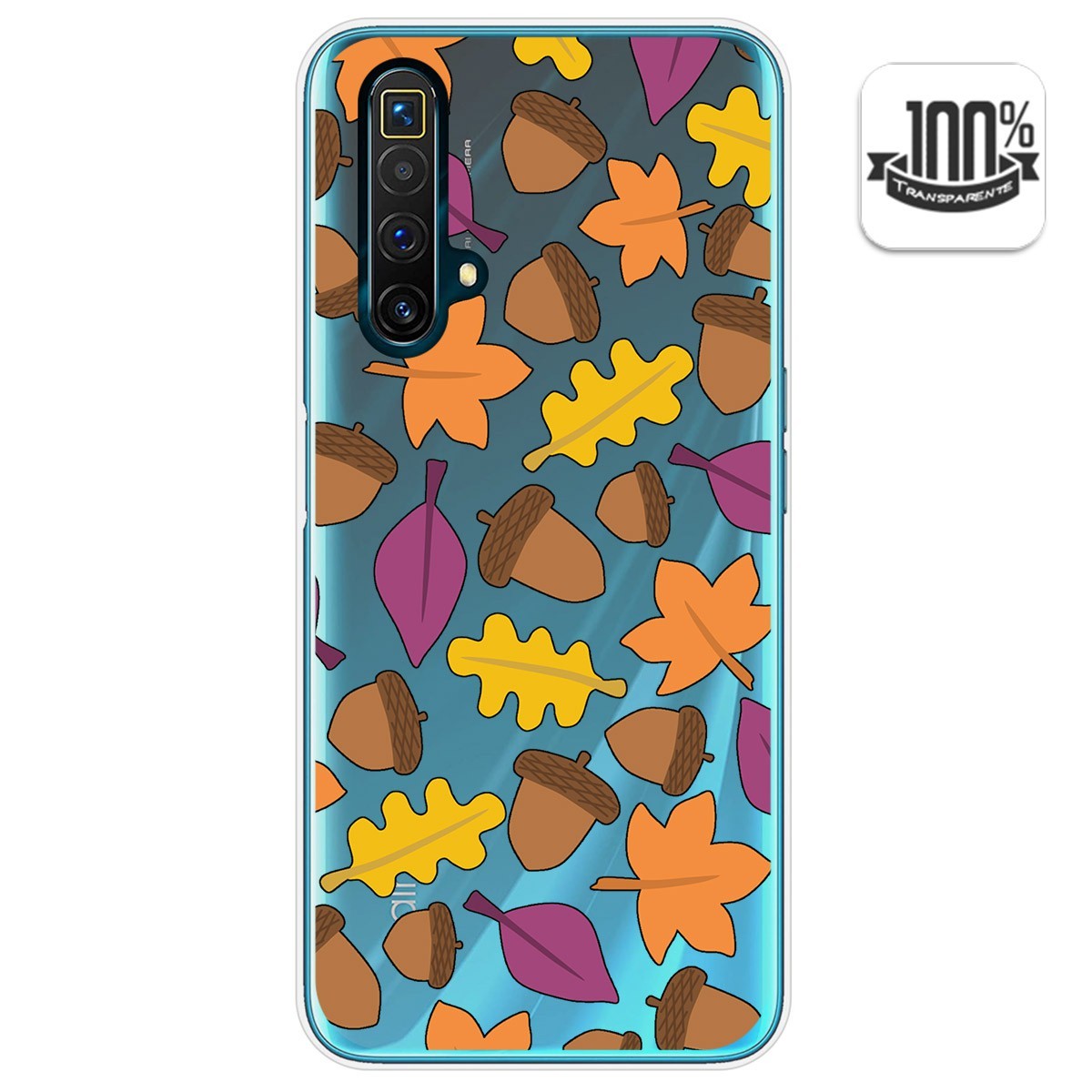 Funda Gel Transparente para Realme X3 SuperZoom / X50 5G diseño Otoño Dibujos