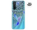 Funda Gel Transparente para Realme X3 SuperZoom / X50 5G diseño Plumas Dibujos