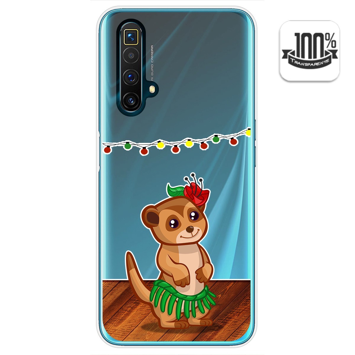 Funda Gel Transparente para Realme X3 SuperZoom / X50 5G diseño Suricata Dibujos