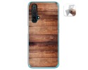 Funda Gel Tpu para Realme X3 SuperZoom / X50 5G diseño Madera 02 Dibujos