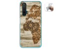 Funda Gel Tpu para Realme X3 SuperZoom / X50 5G diseño Madera 07 Dibujos