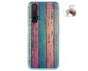Funda Gel Tpu para Realme X3 SuperZoom / X50 5G diseño Madera 10 Dibujos