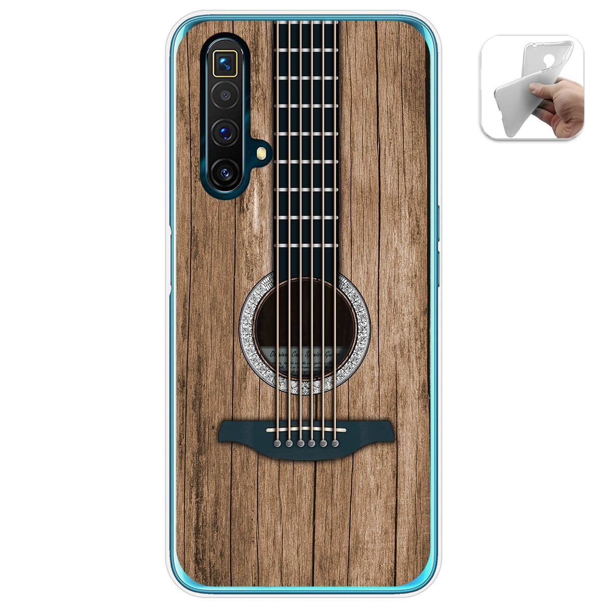 Funda Gel Tpu para Realme X3 SuperZoom / X50 5G diseño Madera 11 Dibujos