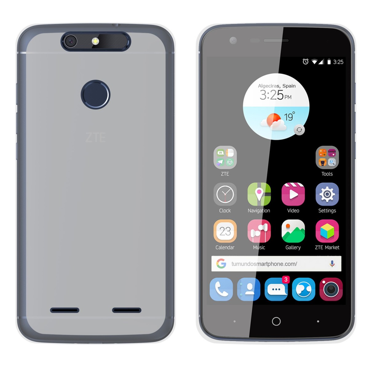 Funda Gel Tpu para Zte Blade V8 Lite Color Transparente