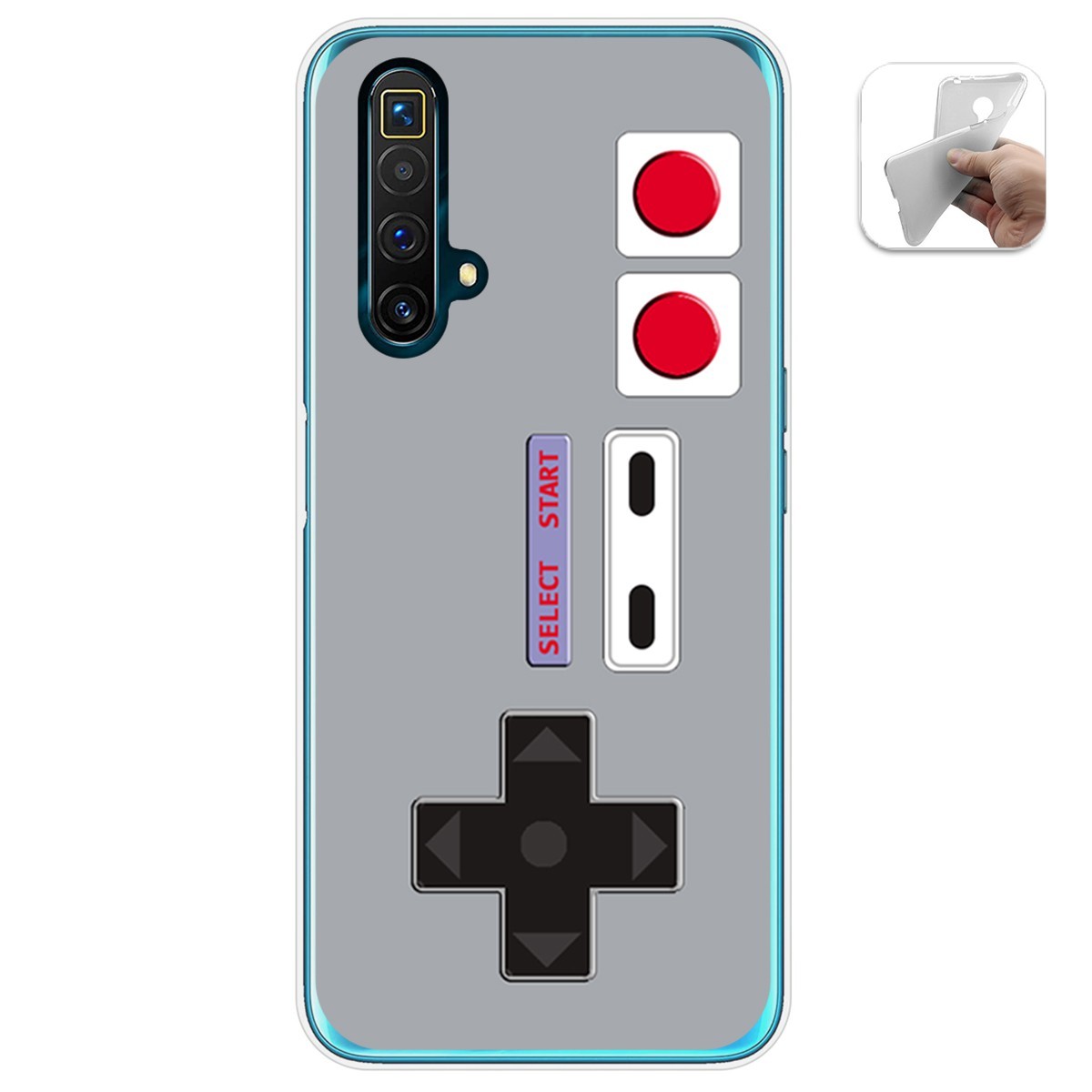 Funda Gel Tpu para Realme X3 SuperZoom / X50 5G diseño Consola Dibujos