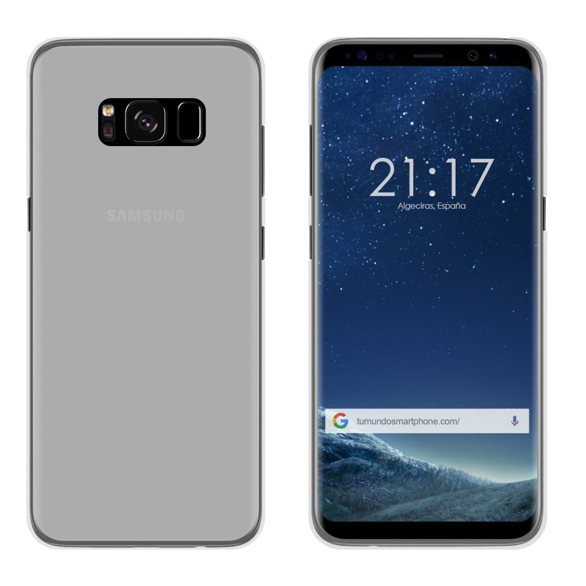 Funda Gel Tpu para Samsung Galaxy S8 Color Transparente