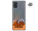 Funda Gel Transparente para Samsung Galaxy A51 5G diseño Bufalo Dibujos