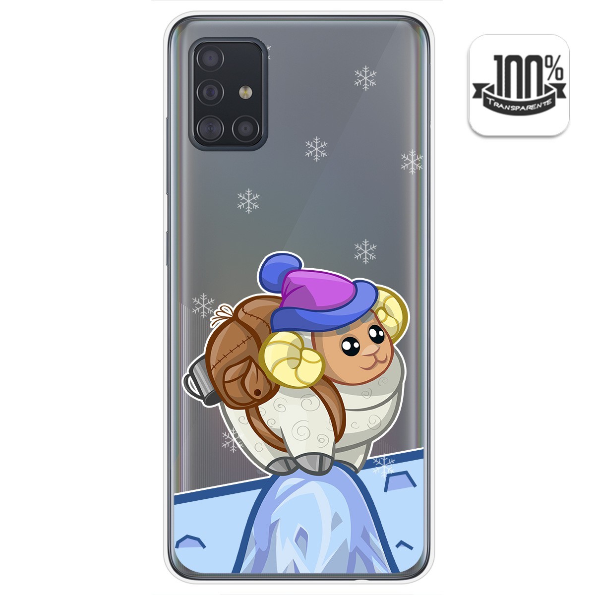 Funda Gel Transparente para Samsung Galaxy A51 5G diseño Cabra Dibujos
