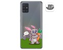 Funda Gel Transparente para Samsung Galaxy A51 5G diseño Conejo Dibujos