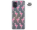 Funda Gel Transparente para Samsung Galaxy A51 5G diseño Flamenco Dibujos