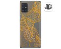 Funda Gel Transparente para Samsung Galaxy A51 5G diseño Hojas Dibujos