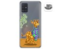 Funda Gel Transparente para Samsung Galaxy A51 5G diseño Jirafa Dibujos