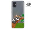 Funda Gel Transparente para Samsung Galaxy A51 5G diseño Panda Dibujos