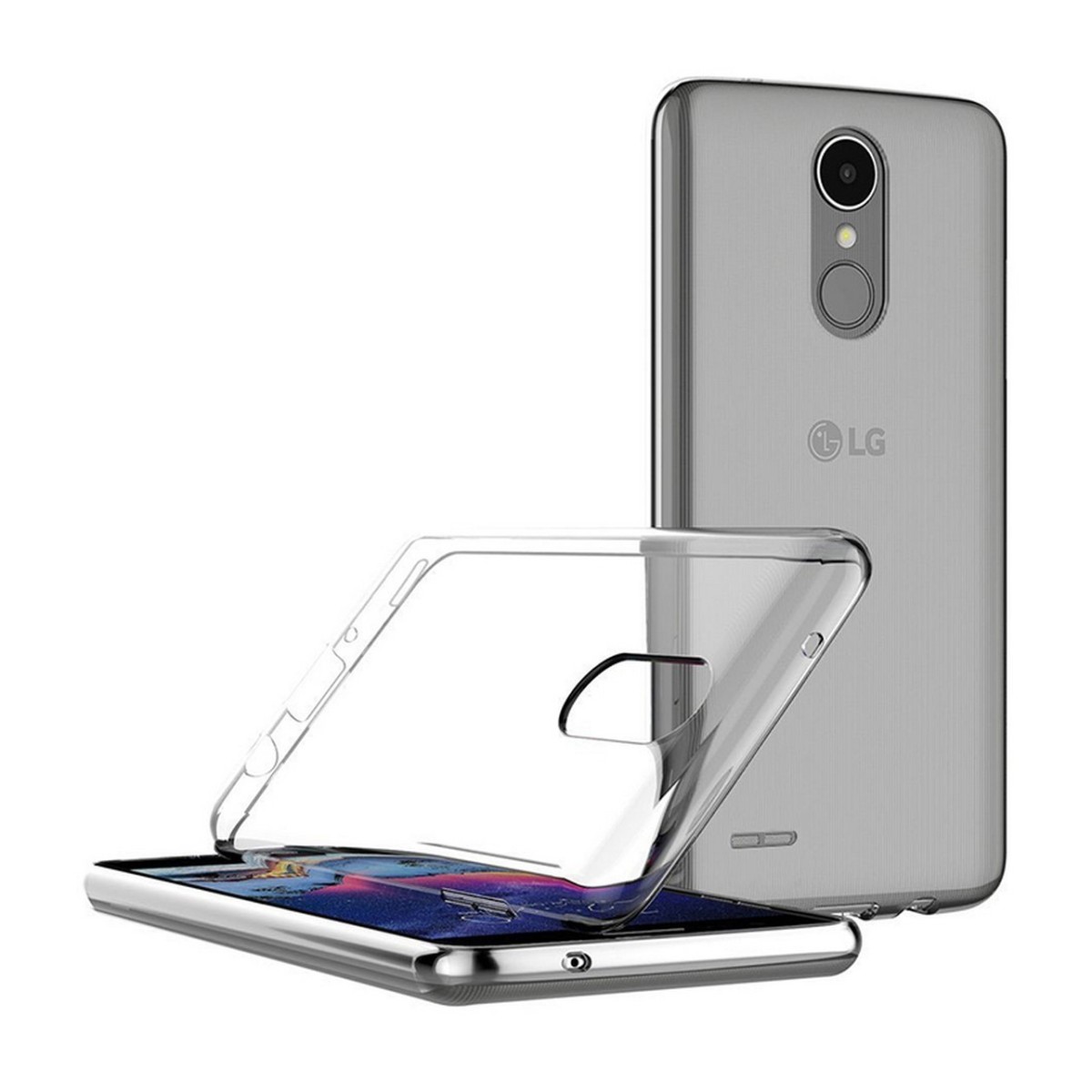 Funda Gel Tpu Fina Ultra-Thin 0,3mm Transparente para Lg K4 2017 / K8 2017