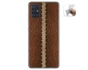 Funda Gel Tpu para Samsung Galaxy A51 5G diseño Cuero 01 Dibujos