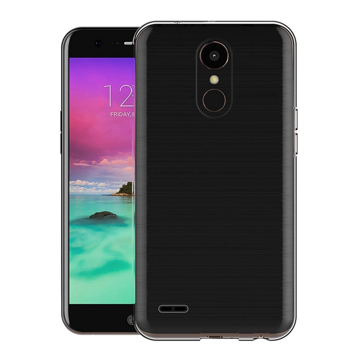 Funda Gel Tpu Fina Ultra-Thin 0,3mm Transparente para Lg K10 2017