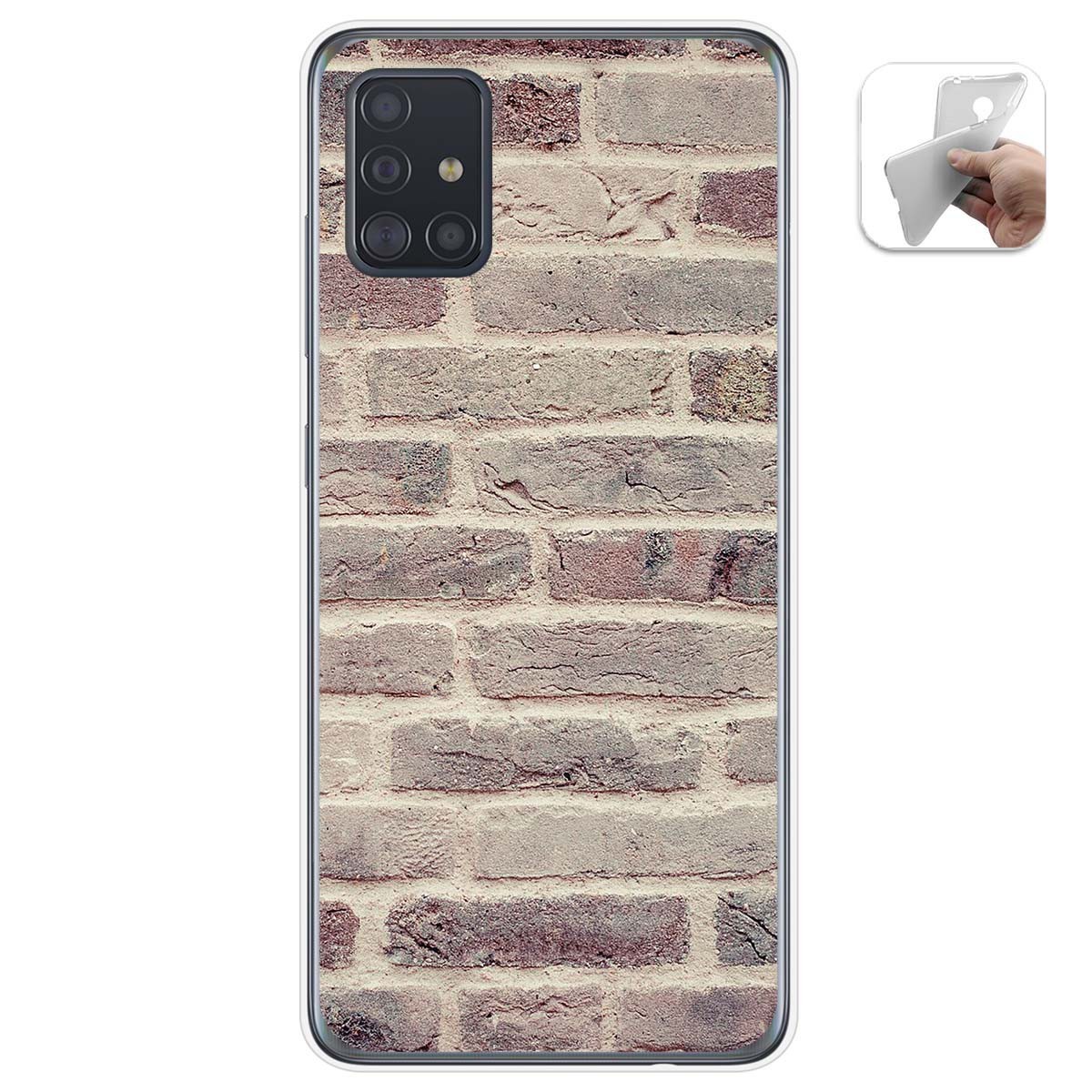 Funda Gel Tpu para Samsung Galaxy A51 5G diseño Ladrillo 01 Dibujos