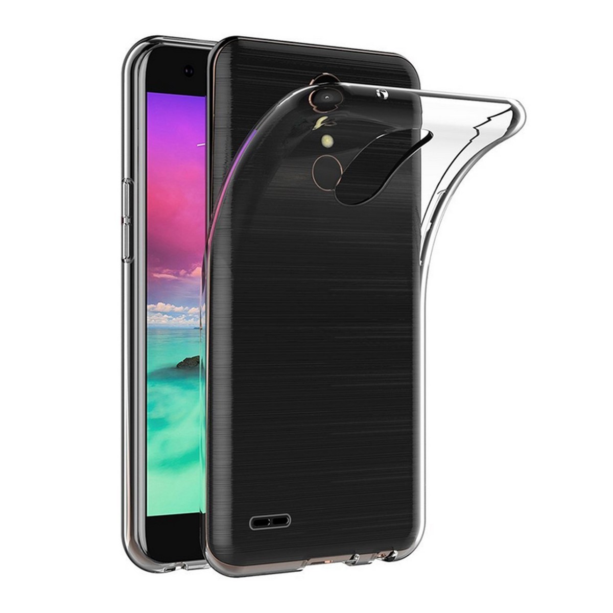 Funda Gel Tpu Fina Ultra-Thin 0,3mm Transparente para Lg K10 2017