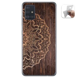 Funda Gel Tpu para Samsung Galaxy A51 5G diseño Madera 06 Dibujos