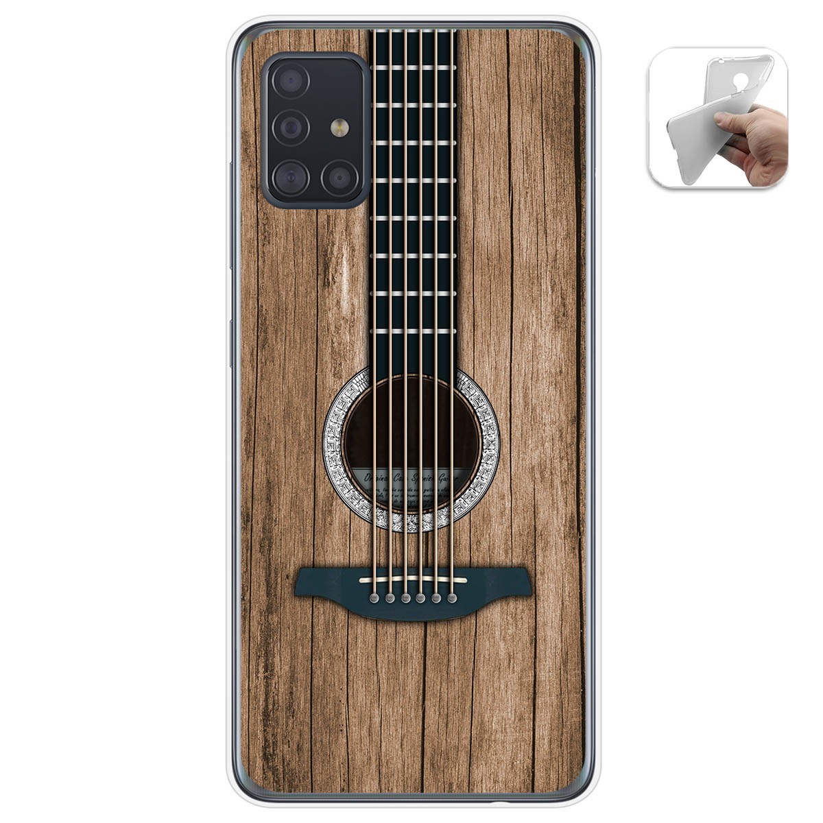 Funda Gel Tpu para Samsung Galaxy A51 5G diseño Madera 11 Dibujos