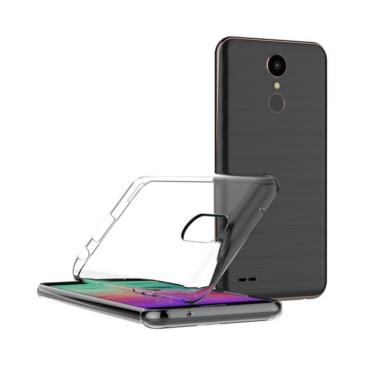 Funda Gel Tpu Fina Ultra-Thin 0,3mm Transparente para Lg K10 2017