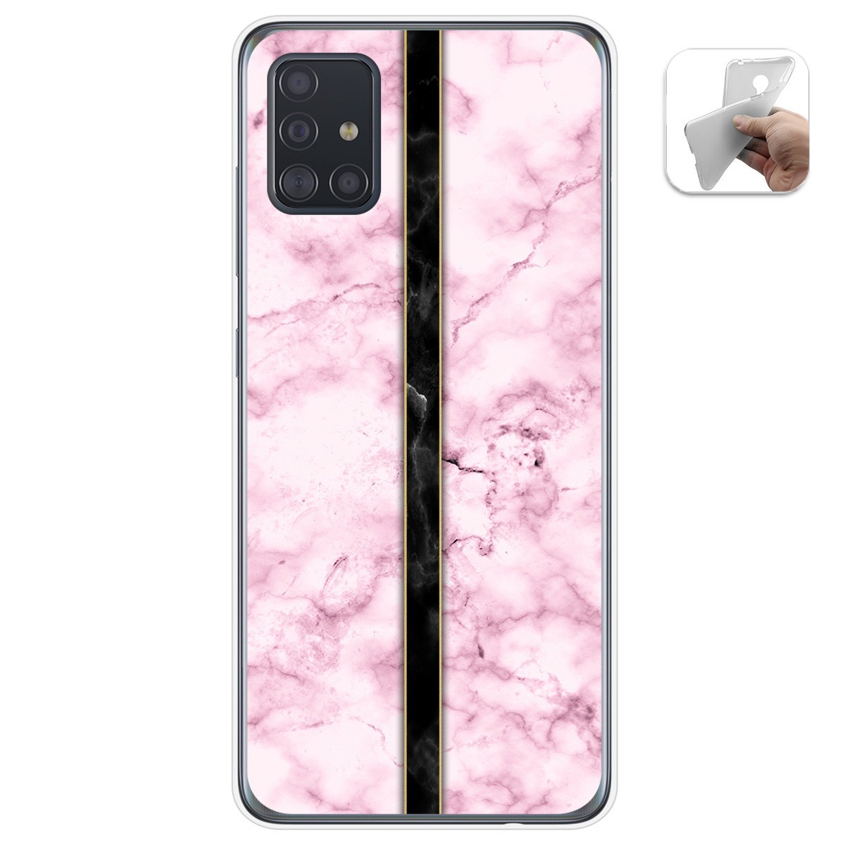 Funda Gel Tpu para Samsung Galaxy A51 5G diseño Mármol 04 Dibujos