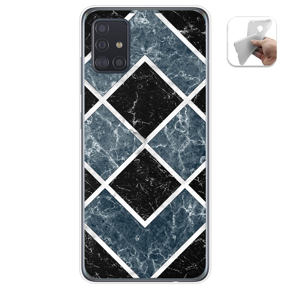 Funda Gel Tpu para Samsung Galaxy A51 5G diseño Mármol 06 Dibujos
