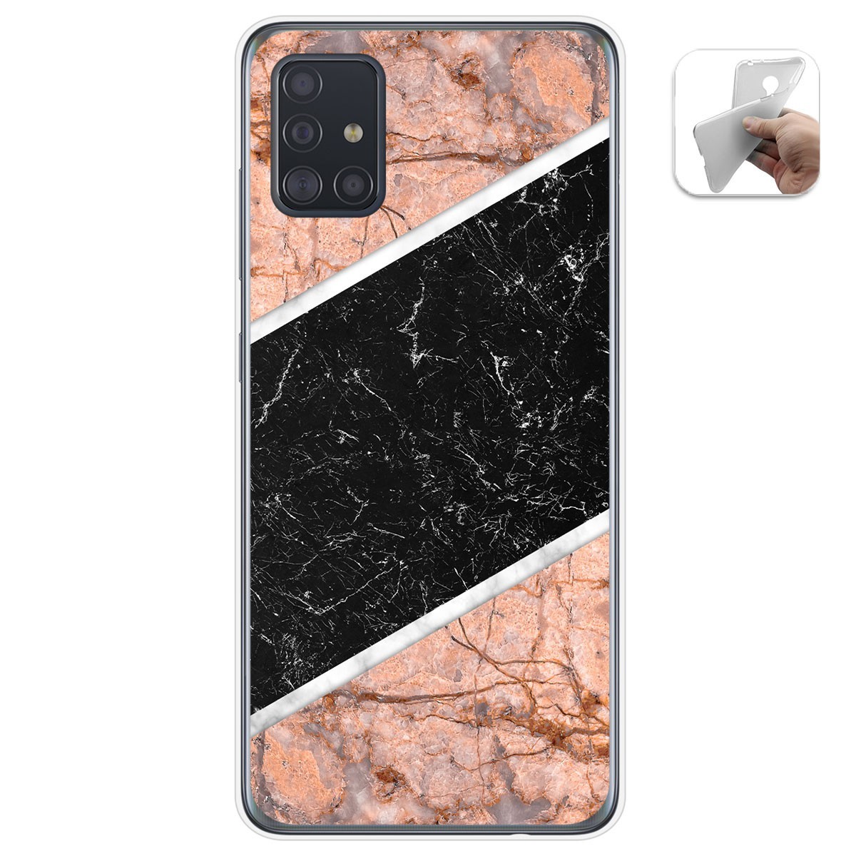 Funda Gel Tpu para Samsung Galaxy A51 5G diseño Mármol 07 Dibujos