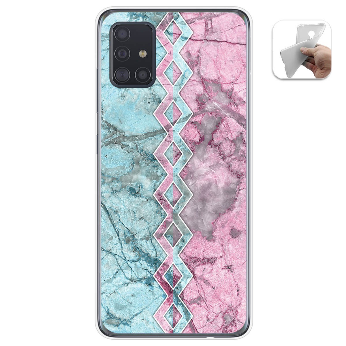 Funda Gel Tpu para Samsung Galaxy A51 5G diseño Mármol 08 Dibujos