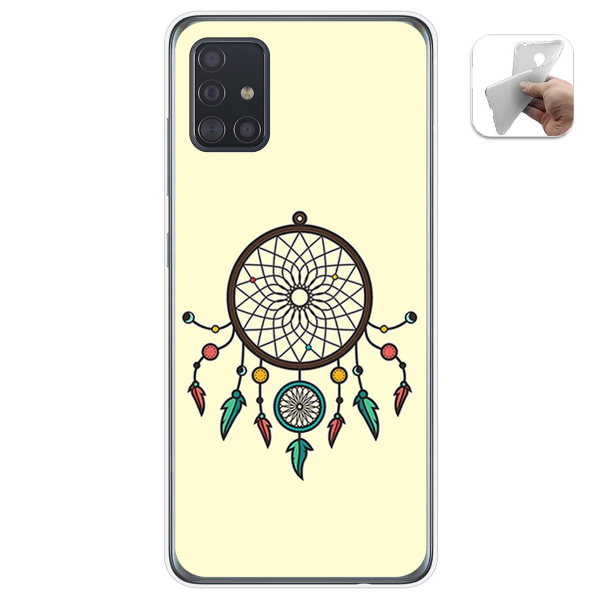 Funda Gel Tpu para Samsung Galaxy A51 5G diseño Atrapasueños Dibujos