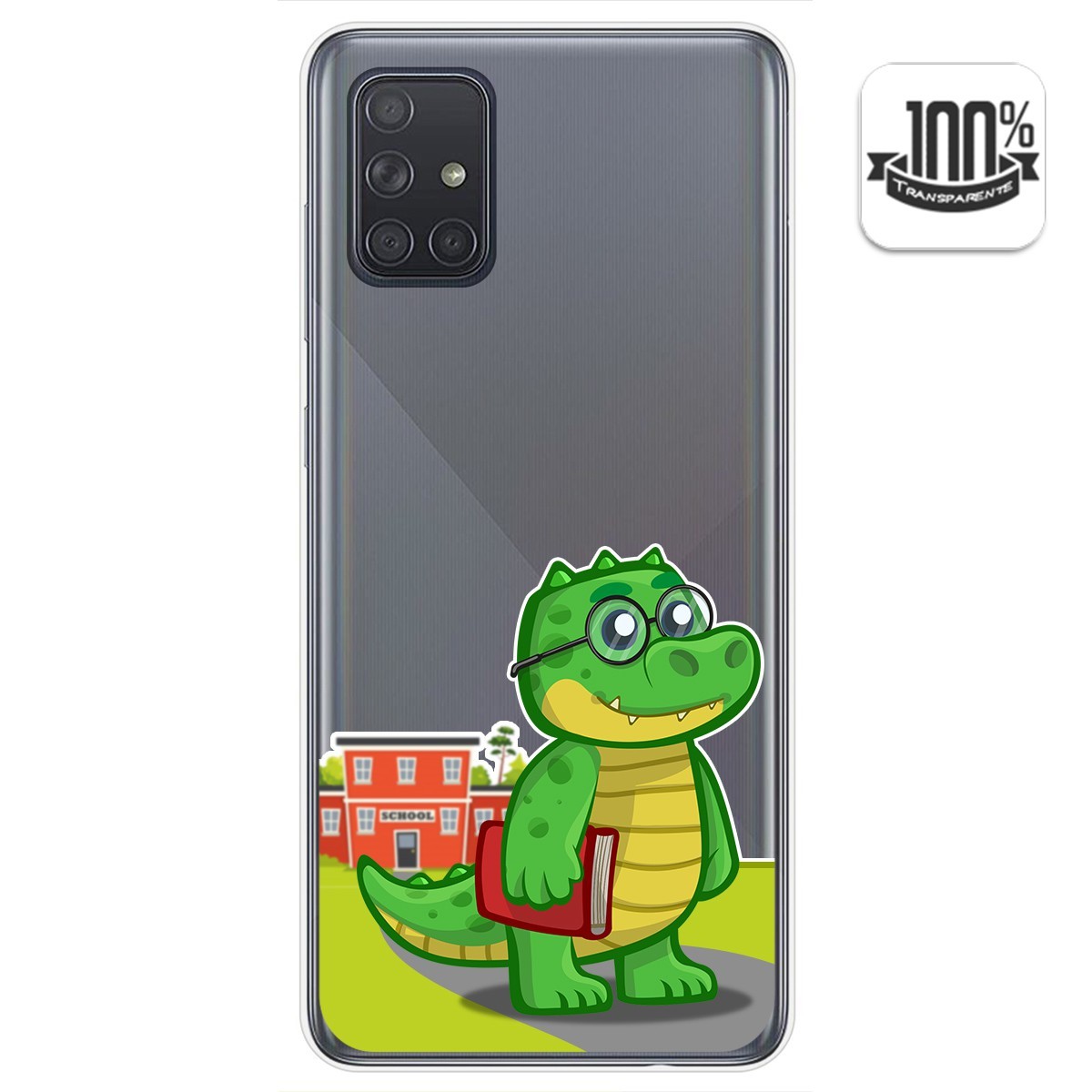 Funda Gel Transparente para Samsung Galaxy A71 5G diseño Coco Dibujos
