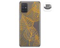 Funda Gel Transparente para Samsung Galaxy A71 5G diseño Hojas Dibujos