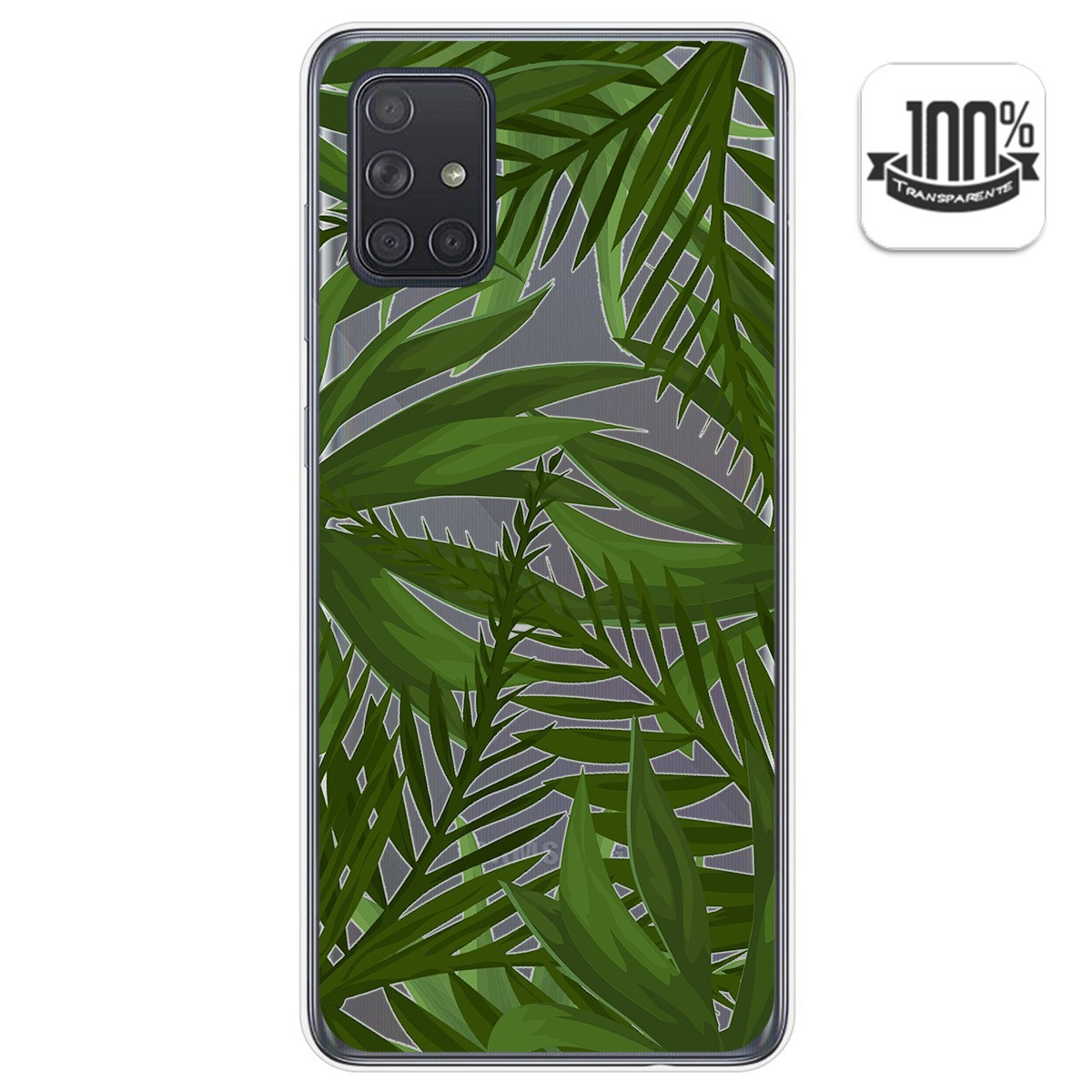 Funda Gel Transparente para Samsung Galaxy A71 5G diseño Jungla Dibujos