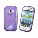Funda Gel Tpu Samsung Galaxy Fame S6810 S Line Color Morada