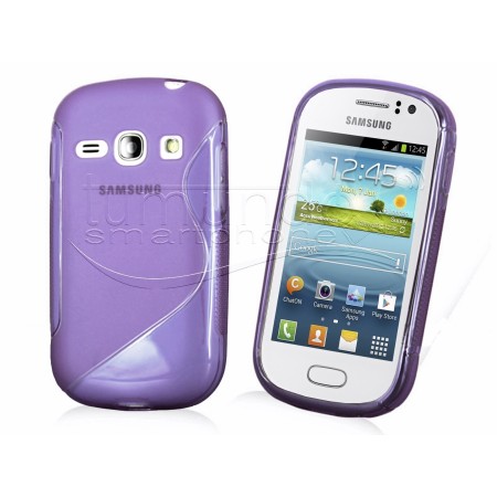 Funda Gel Tpu Samsung Galaxy Fame S6810 S Line Color Morada