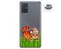 Funda Gel Transparente para Samsung Galaxy A71 5G diseño Tigre Dibujos