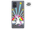 Funda Gel Transparente para Samsung Galaxy A71 5G diseño Unicornio Dibujos