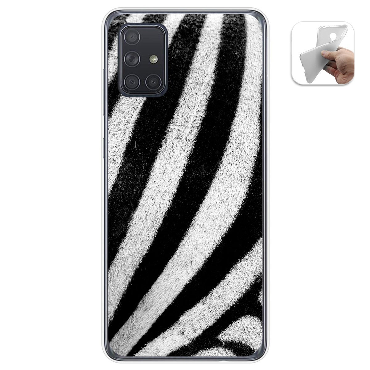 Funda Gel Tpu para Samsung Galaxy A71 5G diseño Animal 02 Dibujos