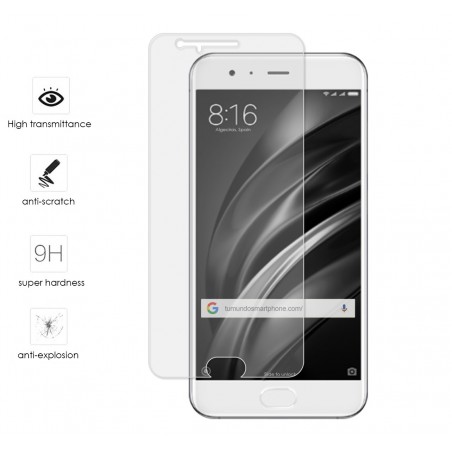 Protector Cristal Templado para Xiaomi Mi6 Vidrio