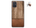 Funda Gel Tpu para Samsung Galaxy A71 5G diseño Madera 09 Dibujos